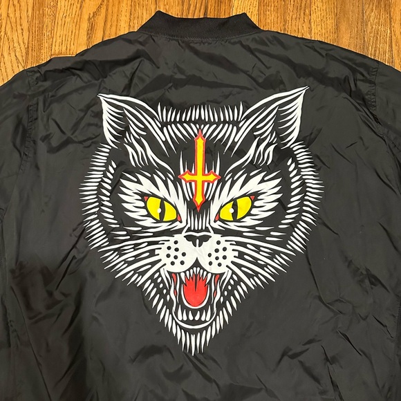 Unisex BlackCraft Hell Cat Windbreaker 2XL - Picture 5 of 5